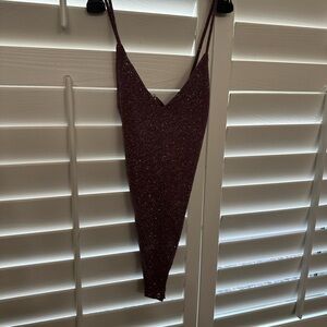 Windsor Glittery Mauve Sleeveless Top